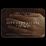 Digital Gift Certificate