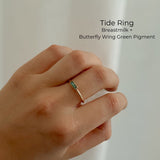 Tide Rectangle Ring